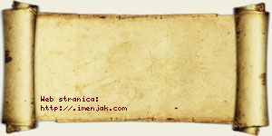 Zamfir Poljaković vizit kartica